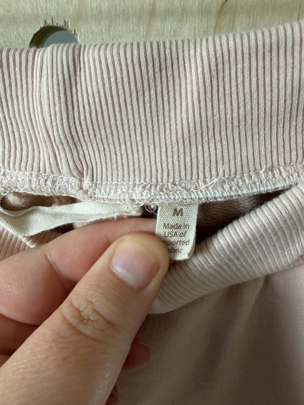 Soft Surroundings Women's Light Pink Jogger Pants Snap Button Bottom Medium - Picture 7 of 8